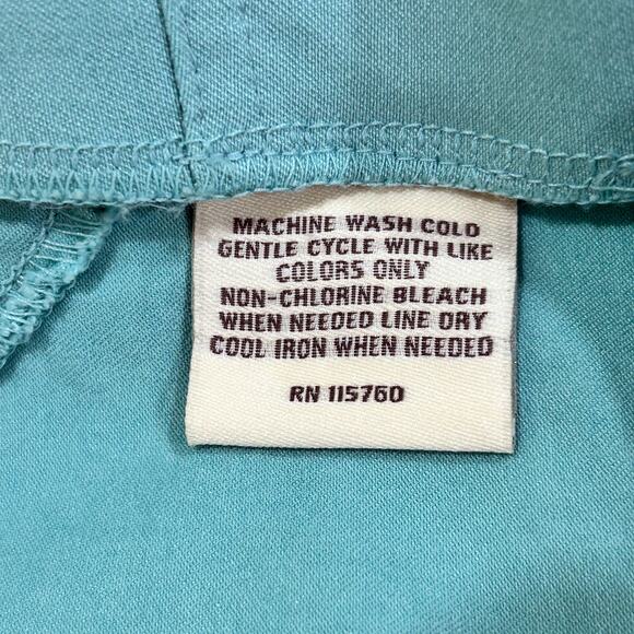 Style & Co.  Light Teal Capri with Tummy Control and Stretch - Picture 7 of 7